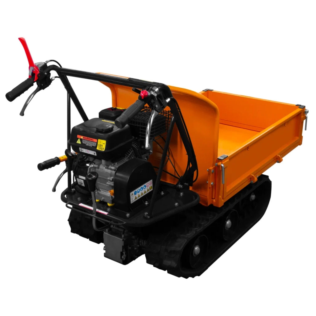 Dumper Cingolato con cassone ribaltabile idraulico 300kg di carico utile 196cc