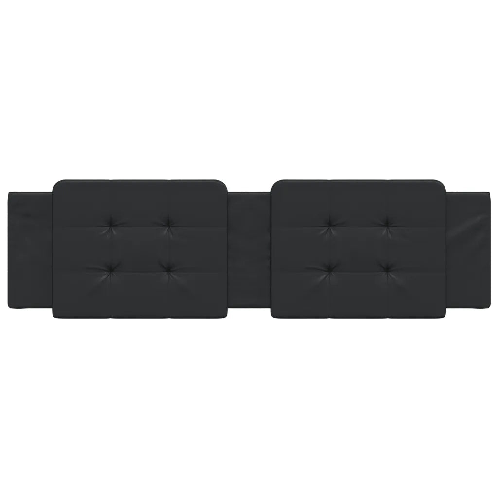 Cuscino Testiera Nero 180 cm in Similpelle