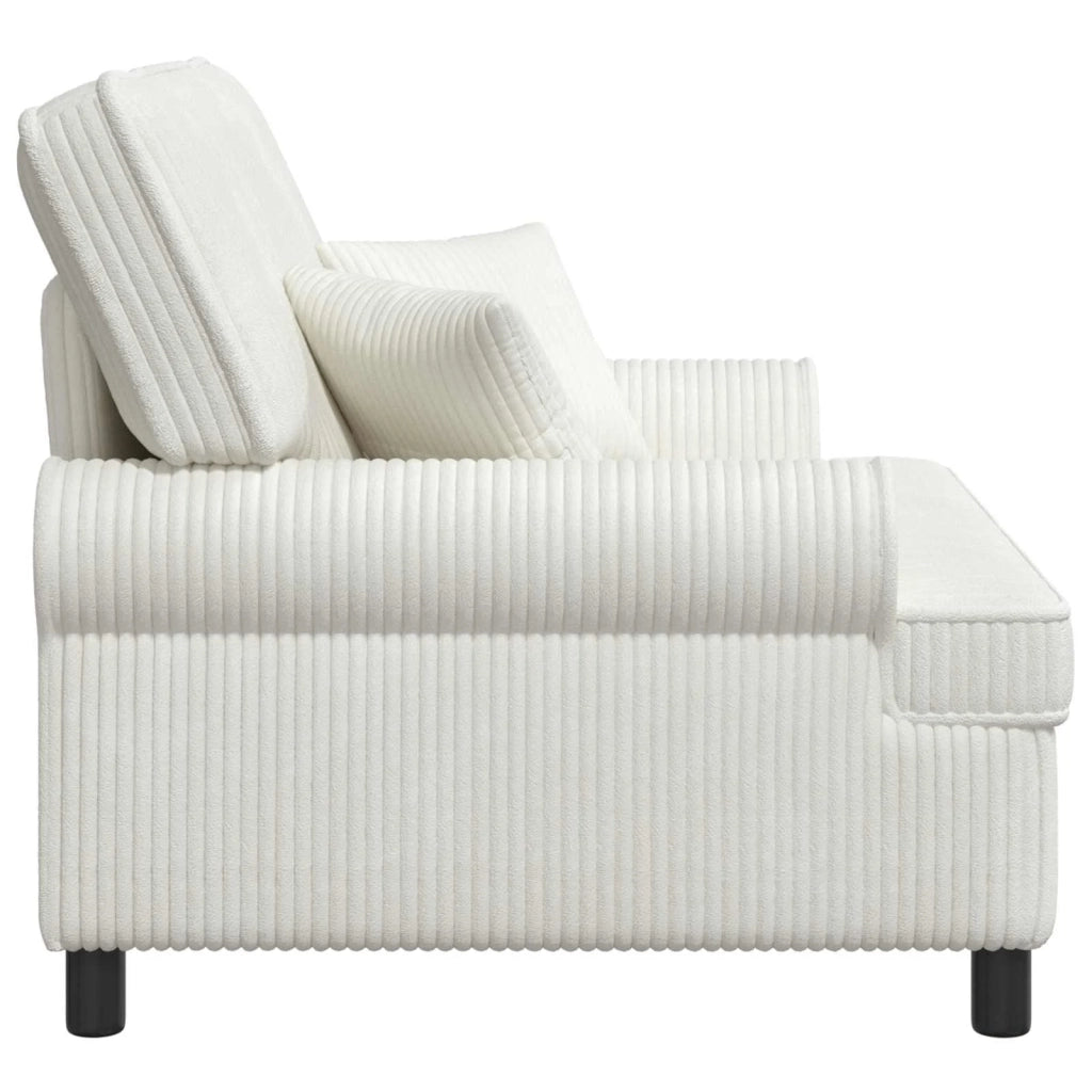 Poltrona XXL con cuscini Crema Tessuto a 1,5 linee 42043499