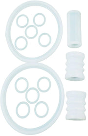 Set di anelli di sigillatura - 10x anelli O piccoli - 2x anelli O grandi - Qualità alimentare duratura - Adatto per macchine per ghiaccio - Pezzo di ricambio - Anello O