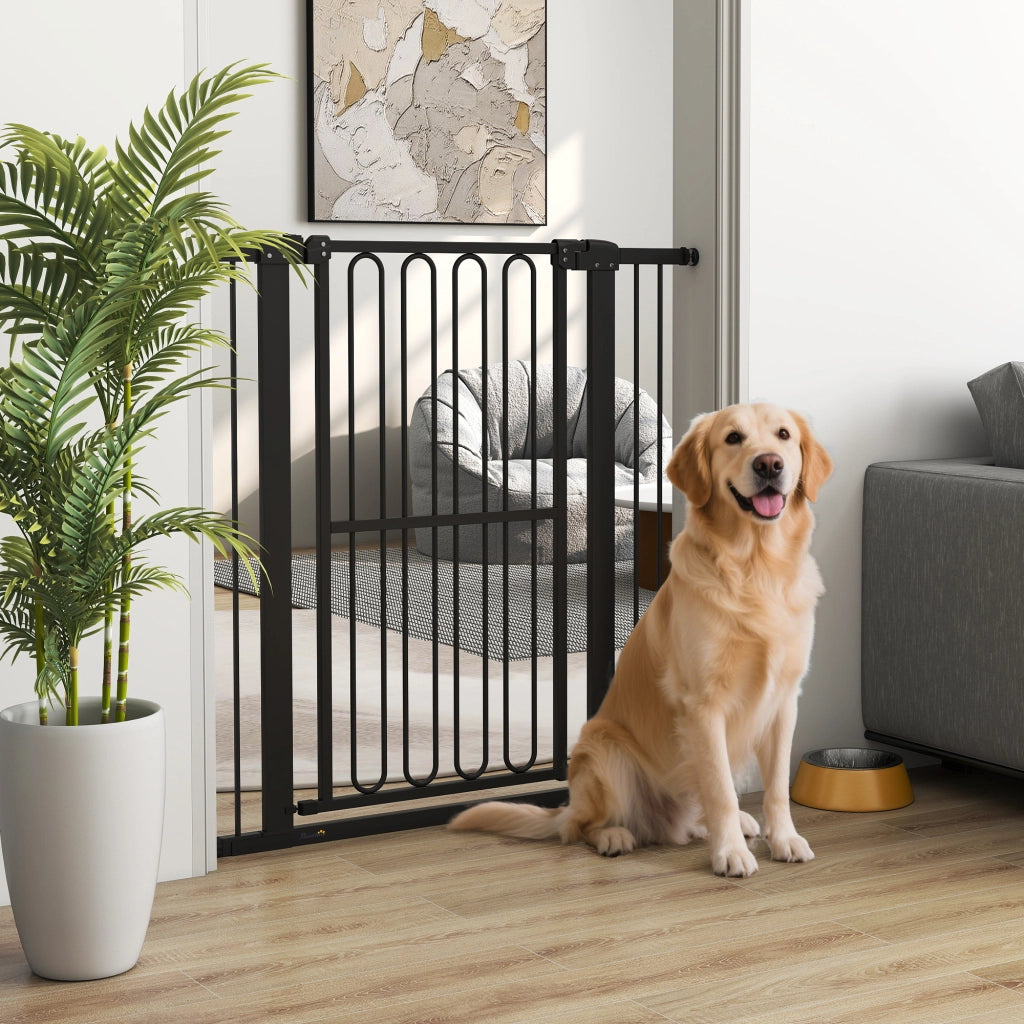 Cancelletto di Sicurezza per Cani 76-104 cm ¨C Xylo ¨C Barriera Estensibile senza Foratura