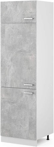 Armadio frigorifero R-Line, Calcestruzzo, 60 cm, per la libera combinazione all'interno di sistemi cucina modulari