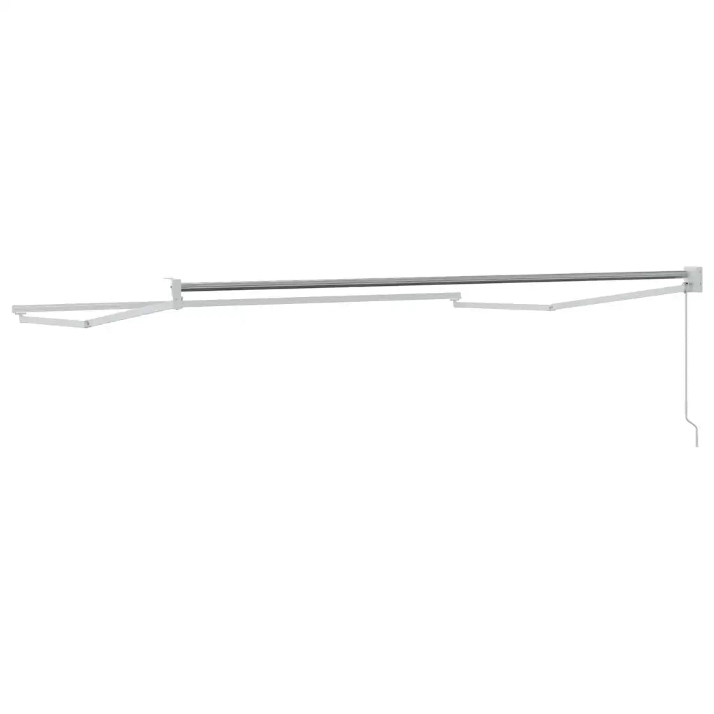 Tenda da Sole Bianco 3 x 2,5 m Metallo