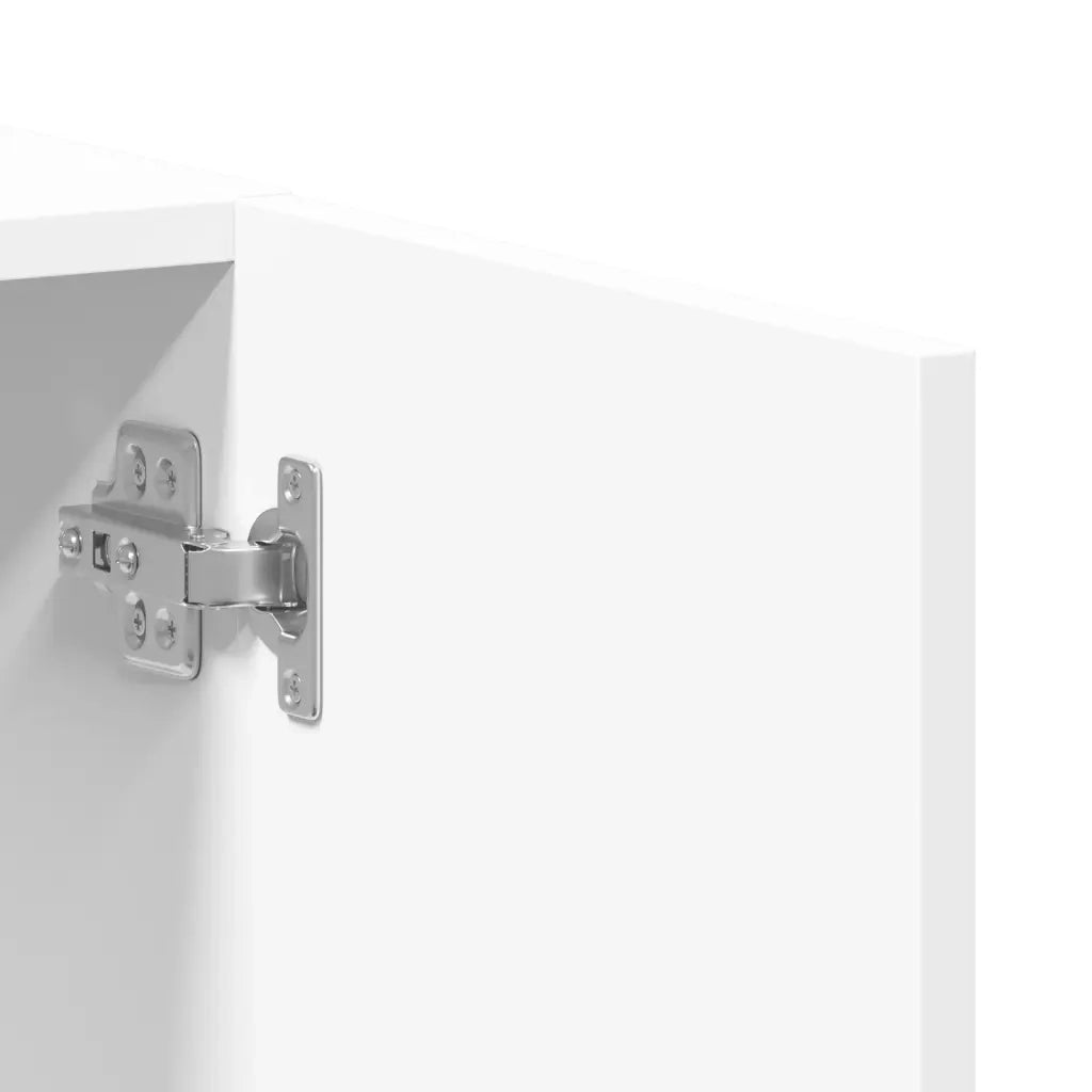 Schedario Bianco 60x32x115 cm in Legno Multistrato