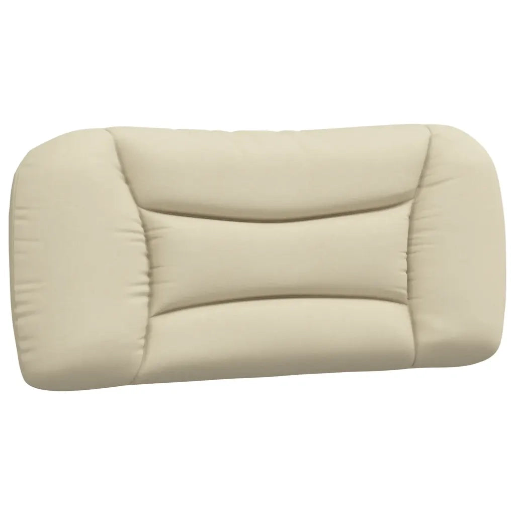 Letto con Materasso Hvar Crema 90x190 cm in Tessuto