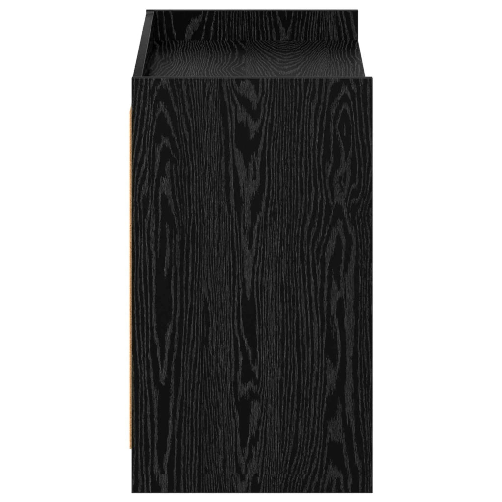 Mobile per scarpe Rovere Nero 85 x 39,5 x 70 cm 8011364