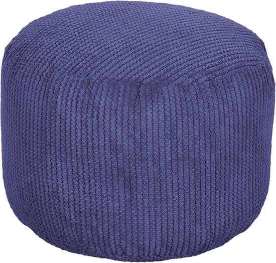 Sedia a Rotelle con Sostegno per Piedi Blu | Sedia Ergonomica con Supporto per Schiena per Ambiente di Vita | Estremamente Comodo e Duraturo