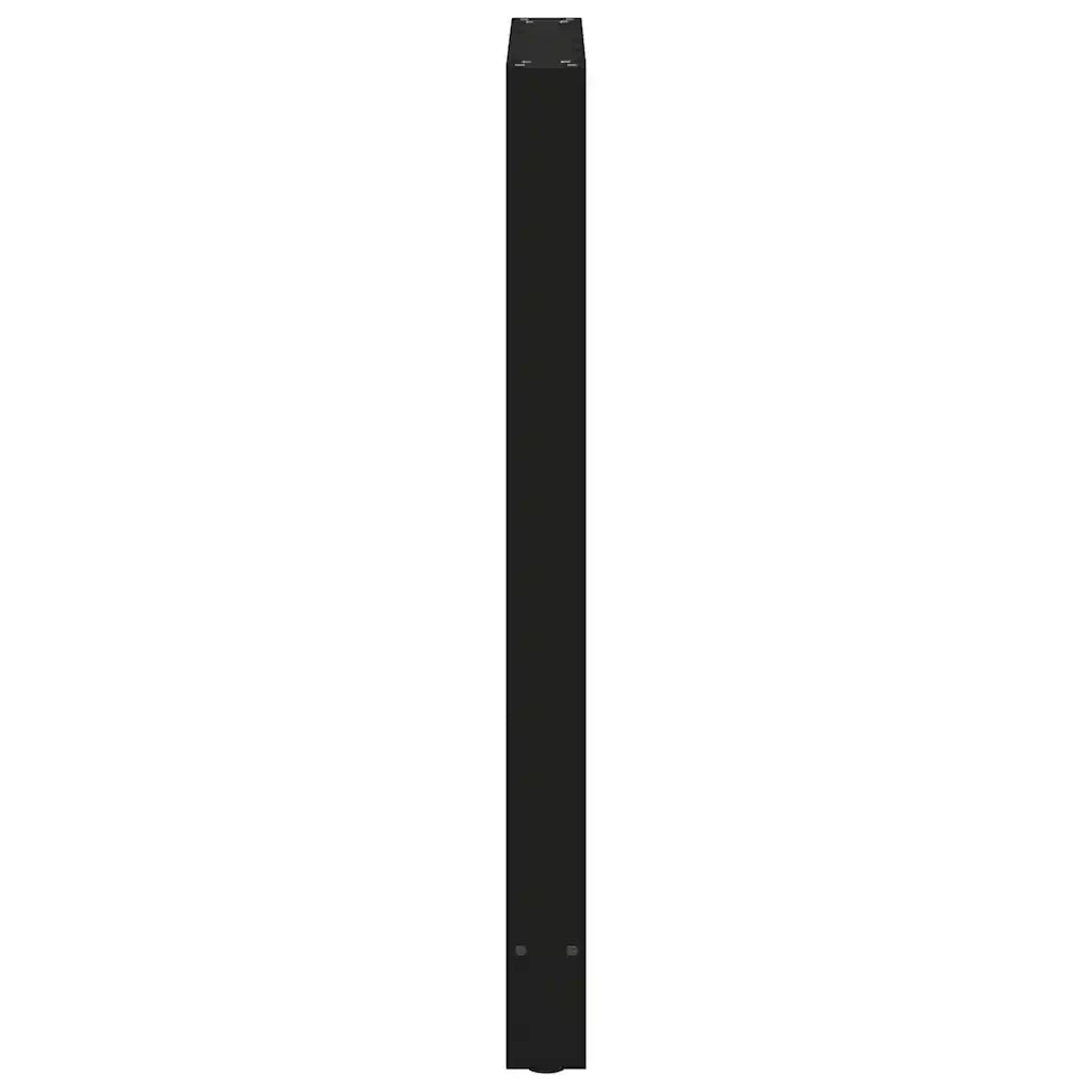 Gambe per tavolo da bar nere 2 pz 60x(100-101) cm in acciaio 4013344