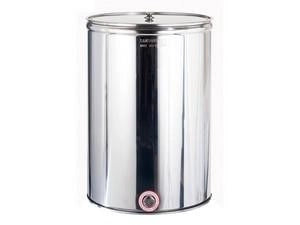 SERBATOIO ACCIAIO INOX CONTENITORE ENOLOGICO VINO OLIO CISTERNA RECIPIENTE LT500