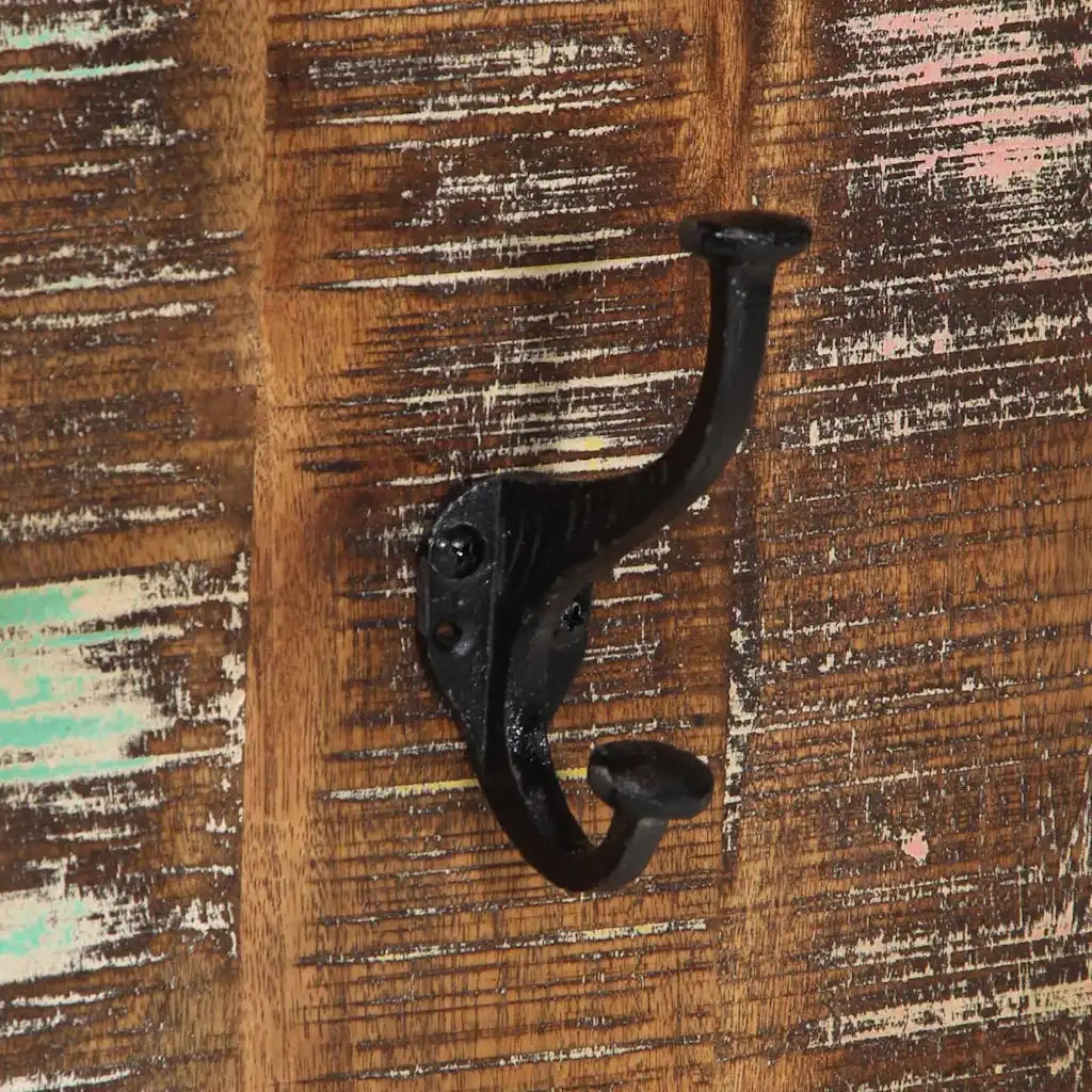 Appendiabiti Multicolore 40x2x80 cm in Legno Massello Recupero 4015940