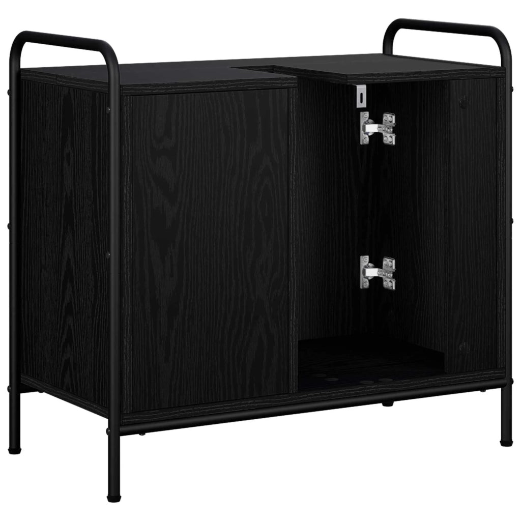 Mobile da Bagno Rovere Nero 65,5 x 34 x 61 cm 8014070