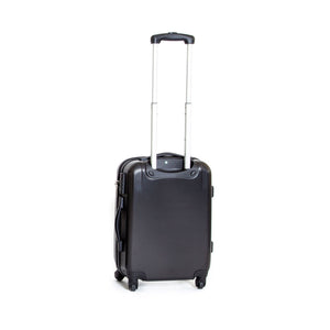 Trolley Valigia Rigido Bagaglio a Mano in ABS 4 TSA Ruote Ravizzoni Jazz Nero