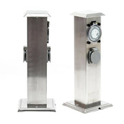 Colonnina elettrica con 2 prese esterne timer acciaio raffinato IP44 16_0002281