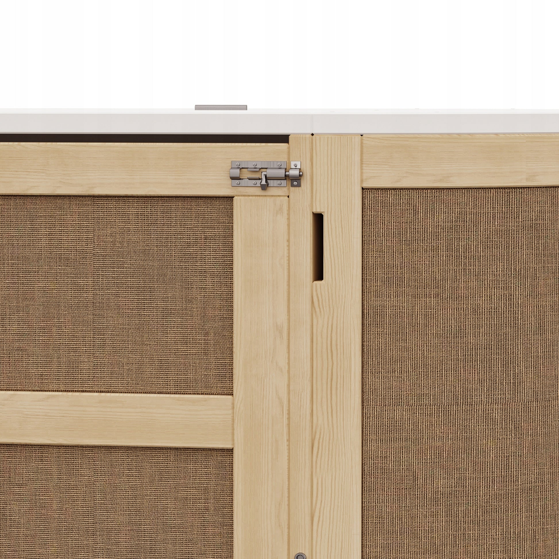 Letto armadio in rattan 140x200 - Xylo