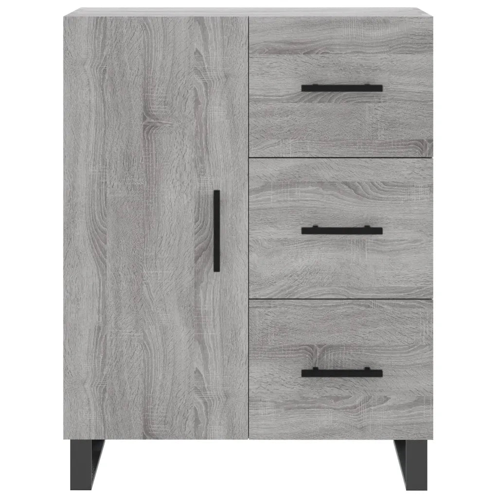 Credenza | Madia | Buffet da pranzo | Armadio da pranzo Grigio Sonoma 69,5x34x90 cm in Legno Multistrato