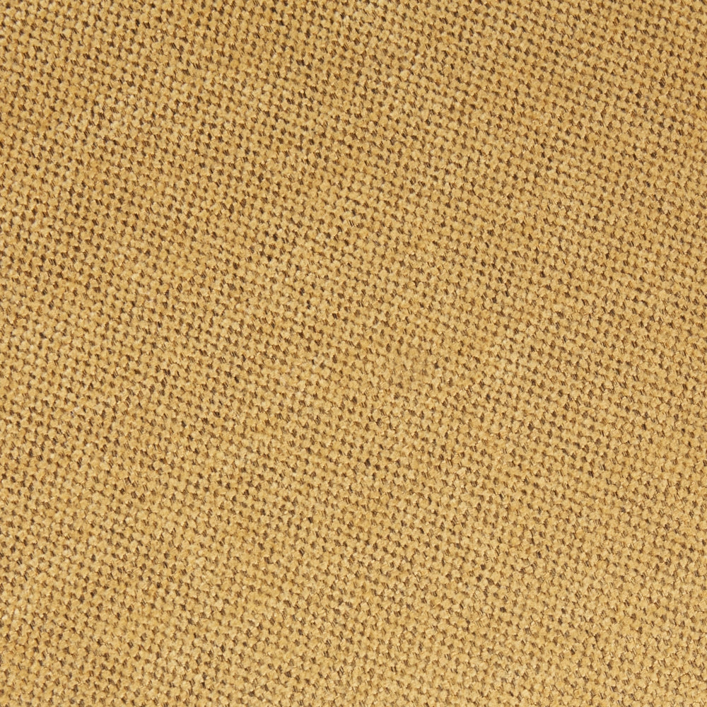 Poggiapiedi in poliestere giallo con gambe in legno Camera da letto Soggiorno Accessori per sedersi