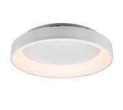 Plafoniera Led Interno Moderna Dimmer Bianco Opaco Telecomando Girona GD Trio