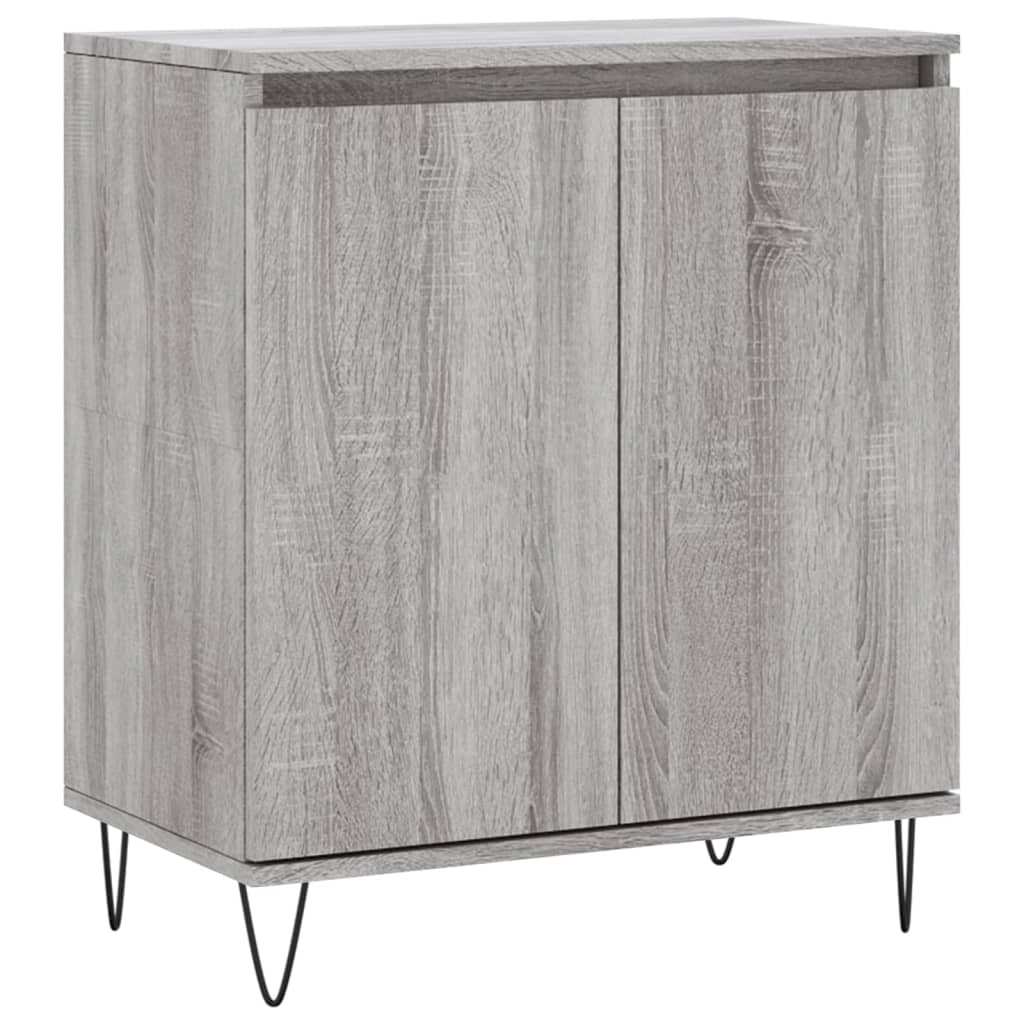 Buffet credenza cassettiera armadio mobile contenitore organizer cucina soggiorno Sonoma 60 x 35 x 70 cm legno ingegnerizzato grigio 02_0036405