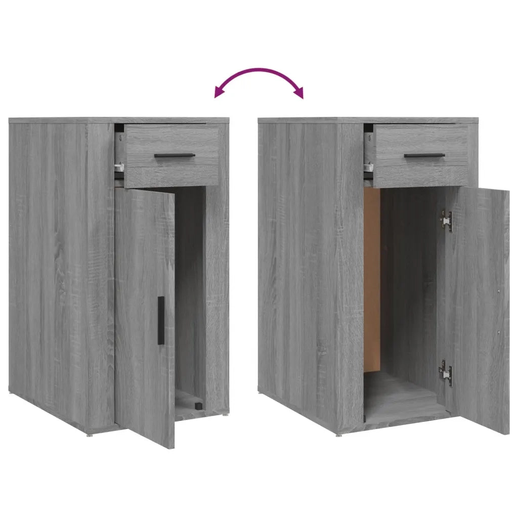 Mobile Scrivania grigio sonoma 40x49x75 cm Legno Multistrato 816798