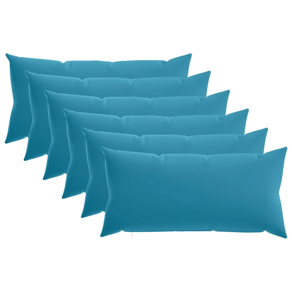 Federa 6 pcs HEERLEN Azzurro 40 x 80 cm Poliestere 910034