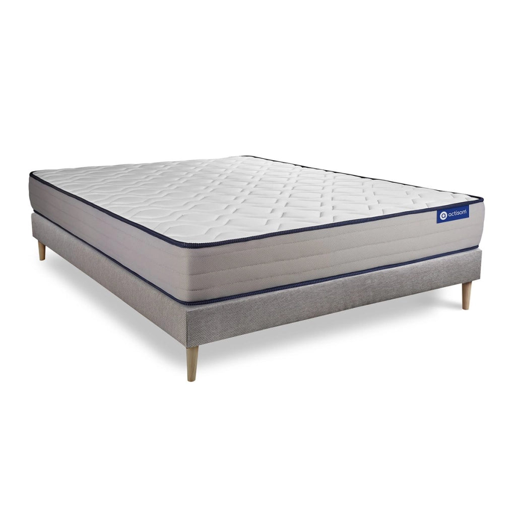 Kit rete e materasso Actiflex form 130x200cm - Spessore : 22cm - Molle insacchettate e memory foam - rigido