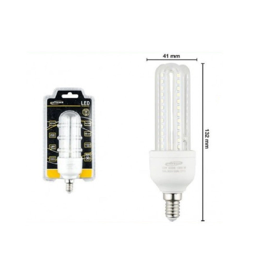 Trade Shop - Lampadina 3u Led E14 12w Luce Fredda 6500k Naturale 4000k Calda 3000k 72d 3u05t -