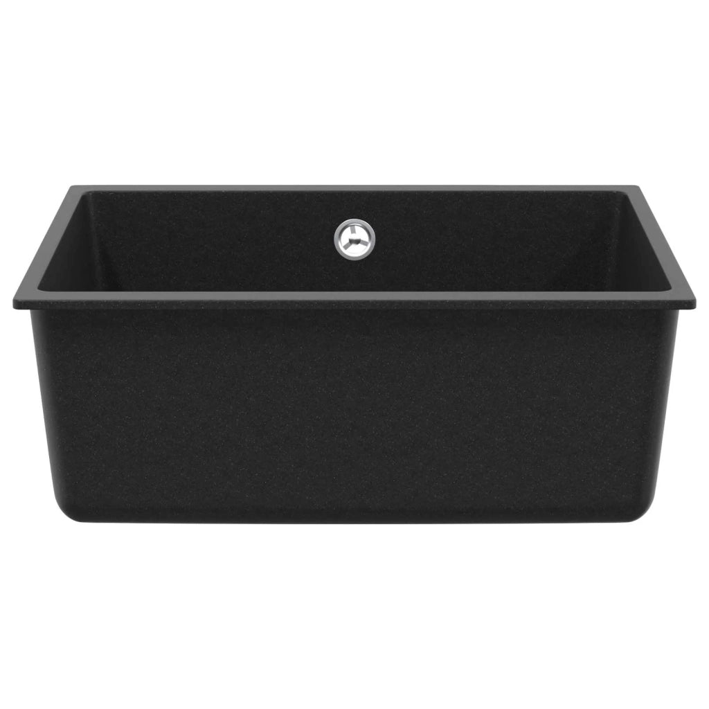 Lavello Nero 530 x 460 mm 80% Quarzo e 20% Resina