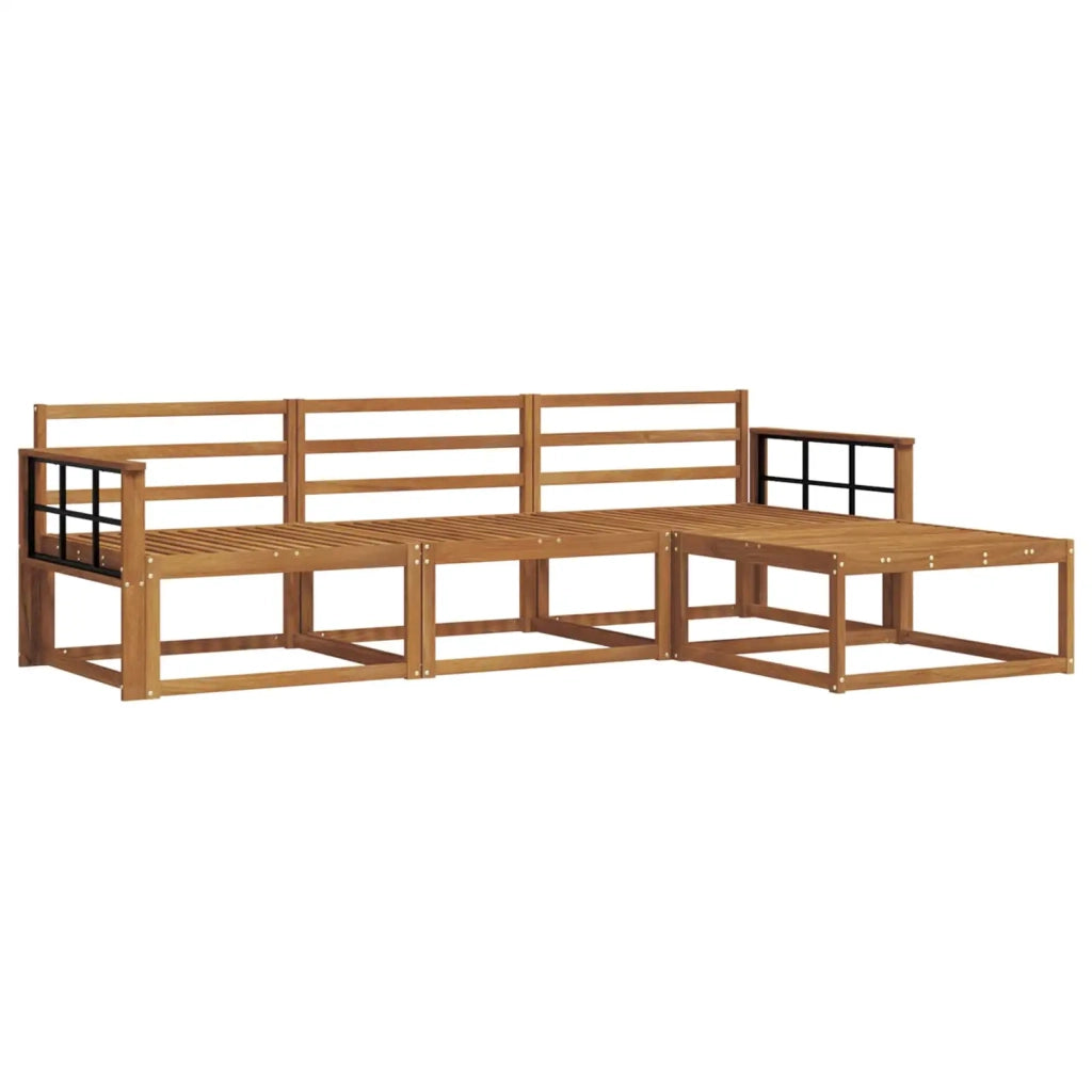 Set di divani da esterno 4 pcs Naturale 3367412