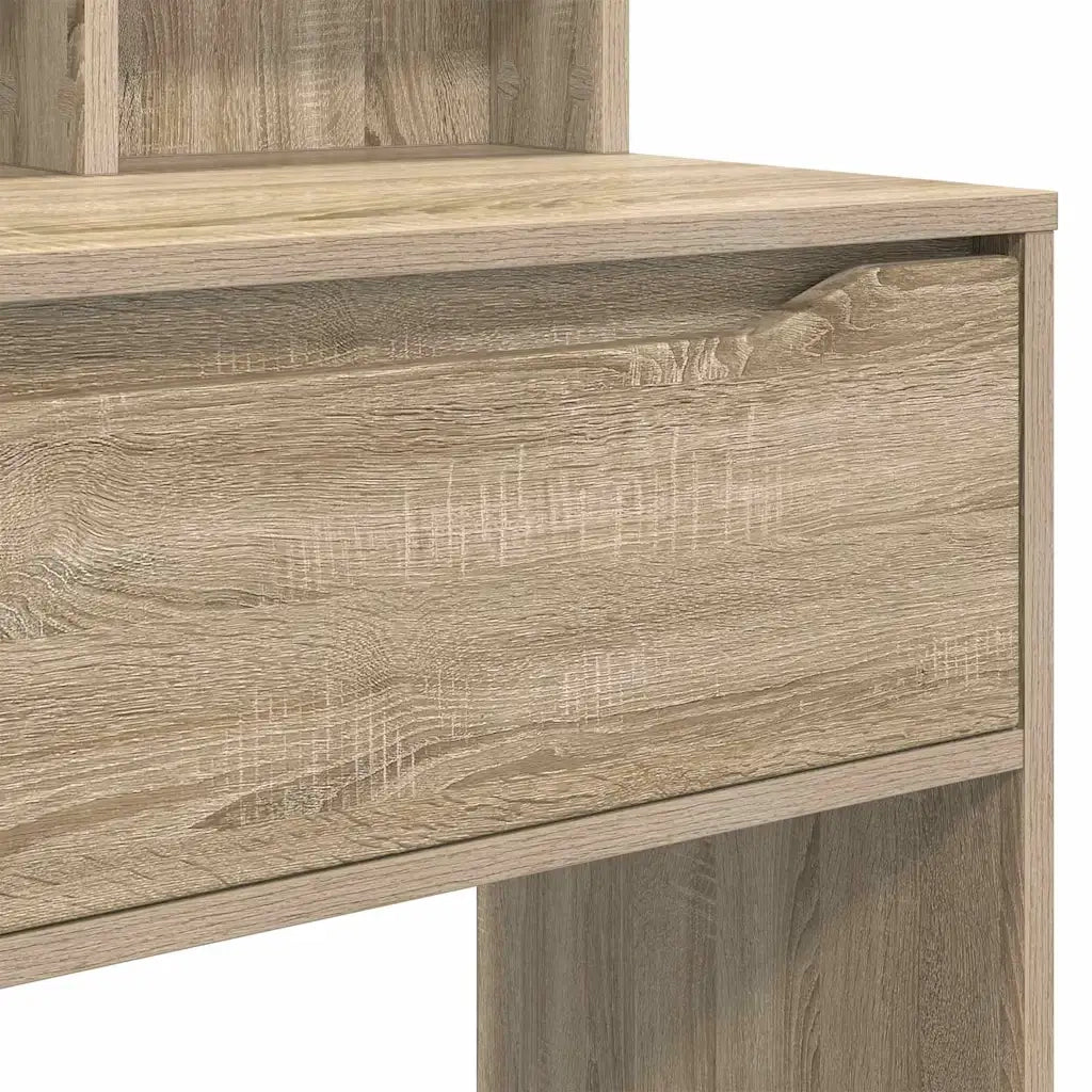 Toeletta | Tavoli da Trucco per Camera da Letto con cassetto Rovere Sonoma