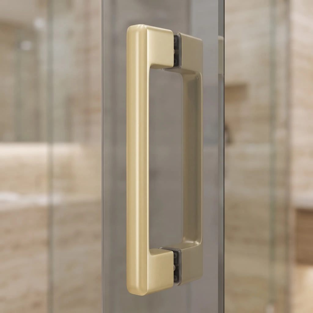 Maniglia Per Porta Doccia Rea 02 Brushed Gold