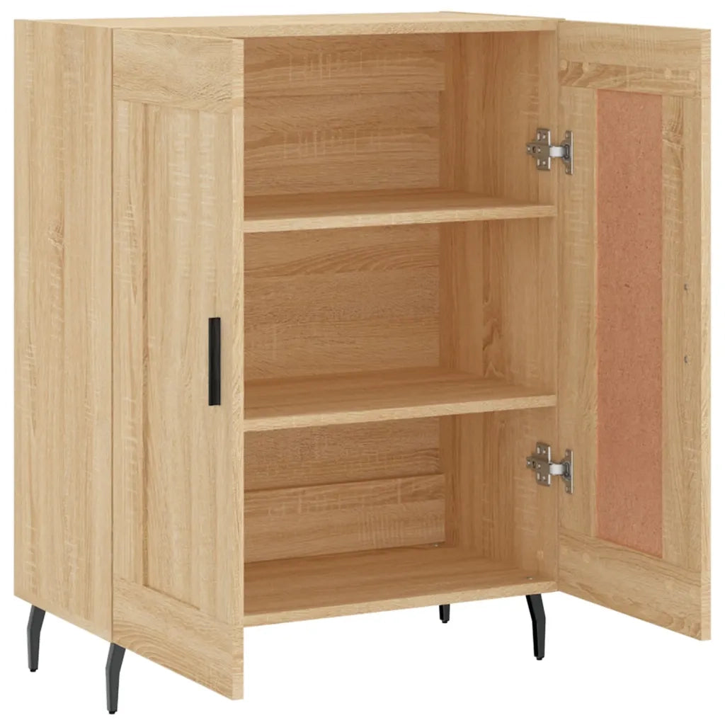 Credenza Rovere Sonoma 69,5x34x90 cm in Legno Multistrato 830215