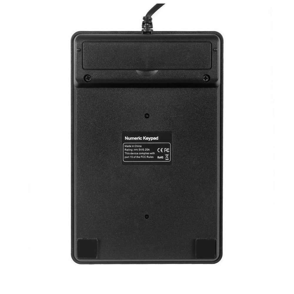 Trade Shop - Tastierino Numerico Usb Tastiera 19 Tasti Calcolatrice Per Pc Computer Notebook -