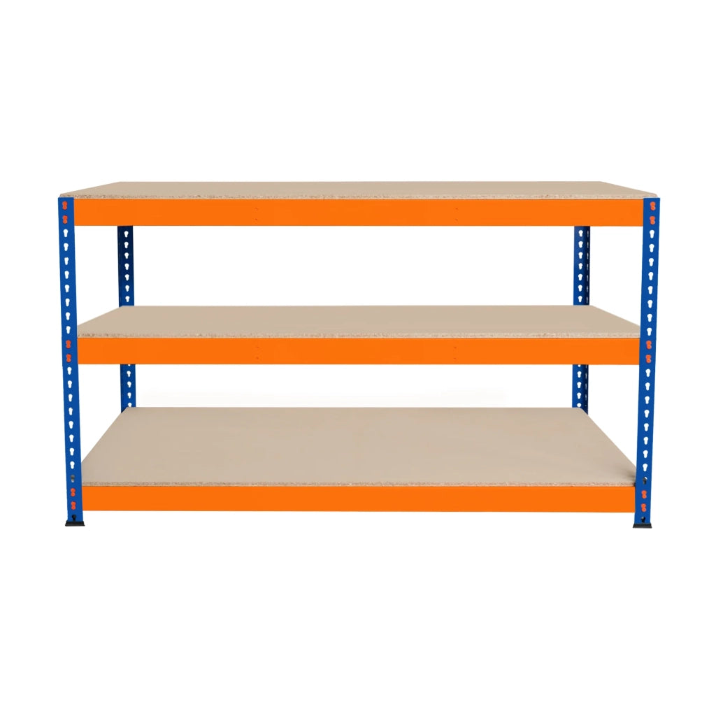 Banco da Lavoro a 3 Ripiani S-Rax - Postazione di lavoro 300kg - 150x60x90cm