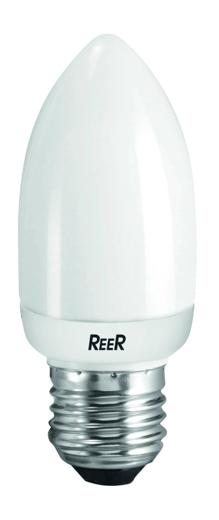 Reer LAMPADA RISPARMIO ENER. MICRO E-LITE Candela E27-calda 11W-540 lumen