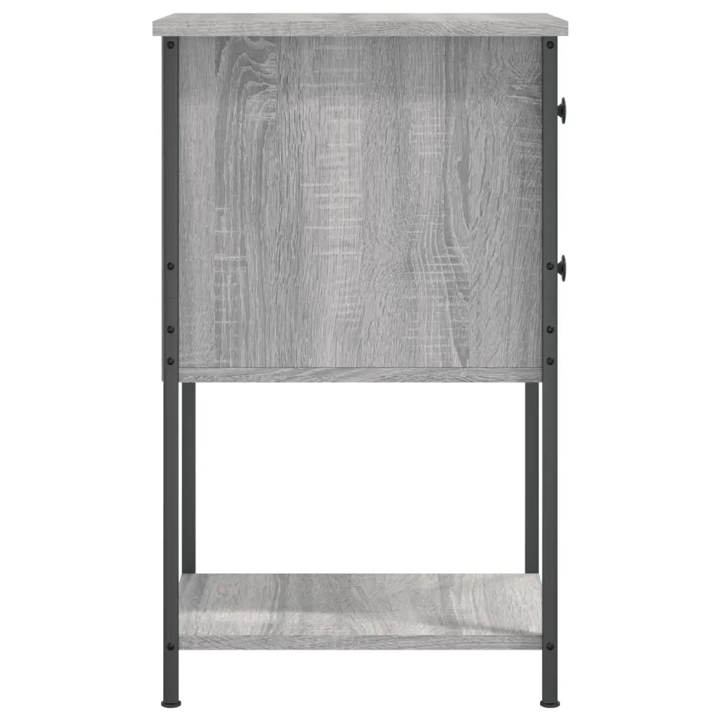 Comodino | Armadio da Notte | Mobiletto da notte Grigio Sonoma 32x42x70 cm in Legno Multistrato
