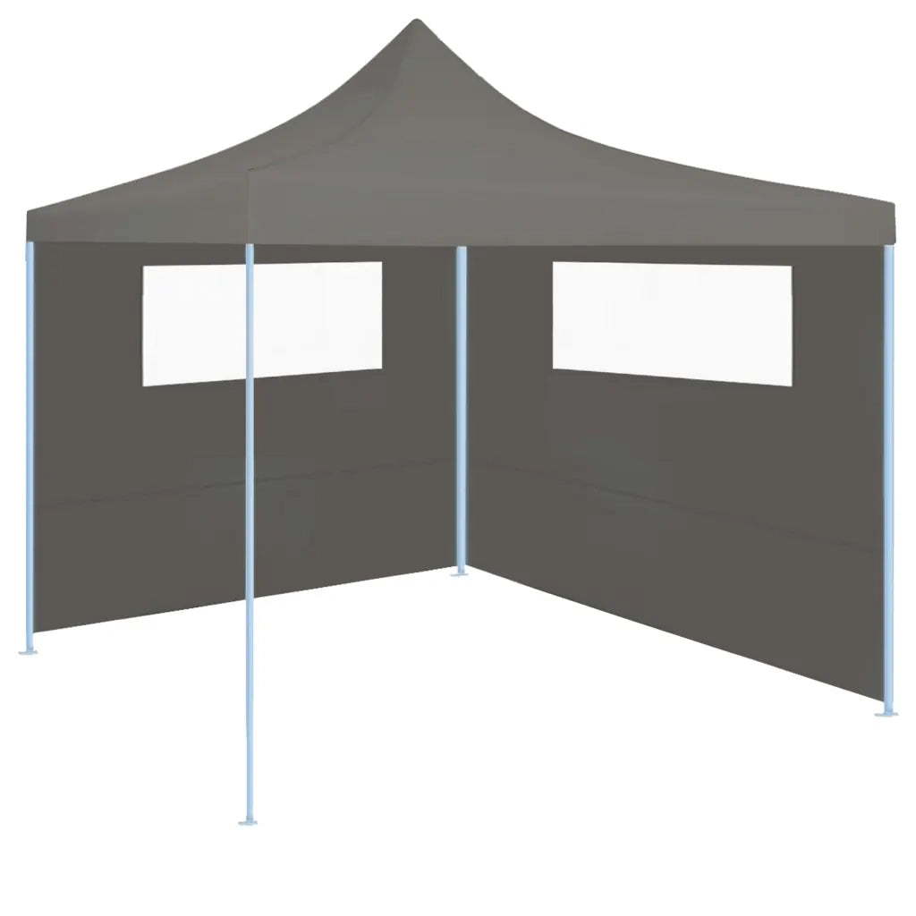 Parete con Finestre per Gazebo 6x2 m Antracite CFW2394713