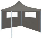 Parete con Finestre per Gazebo 6x2 m Antracite CFW2394713