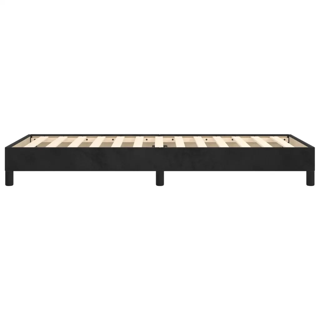 Giroletto-Struttura Letto Nero 80x200 cm in Velluto 865070