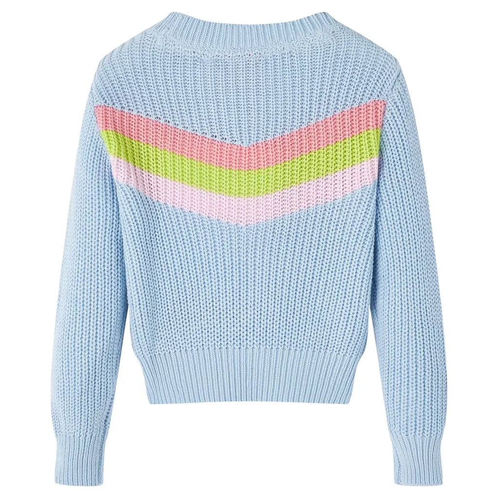 Maglione per Bambini Lavorato a Maglia Blu 104
