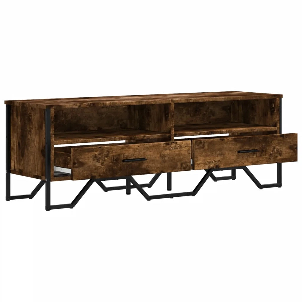 vidaXL Mobile Porta TV Rovere Fumo 122x34x41 cm in Legno Multistrato