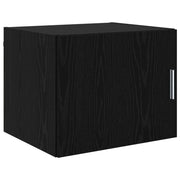 Armadietto a Muro | Mobile a Parete Rovere nero 50 x 42.5 x 40 cm