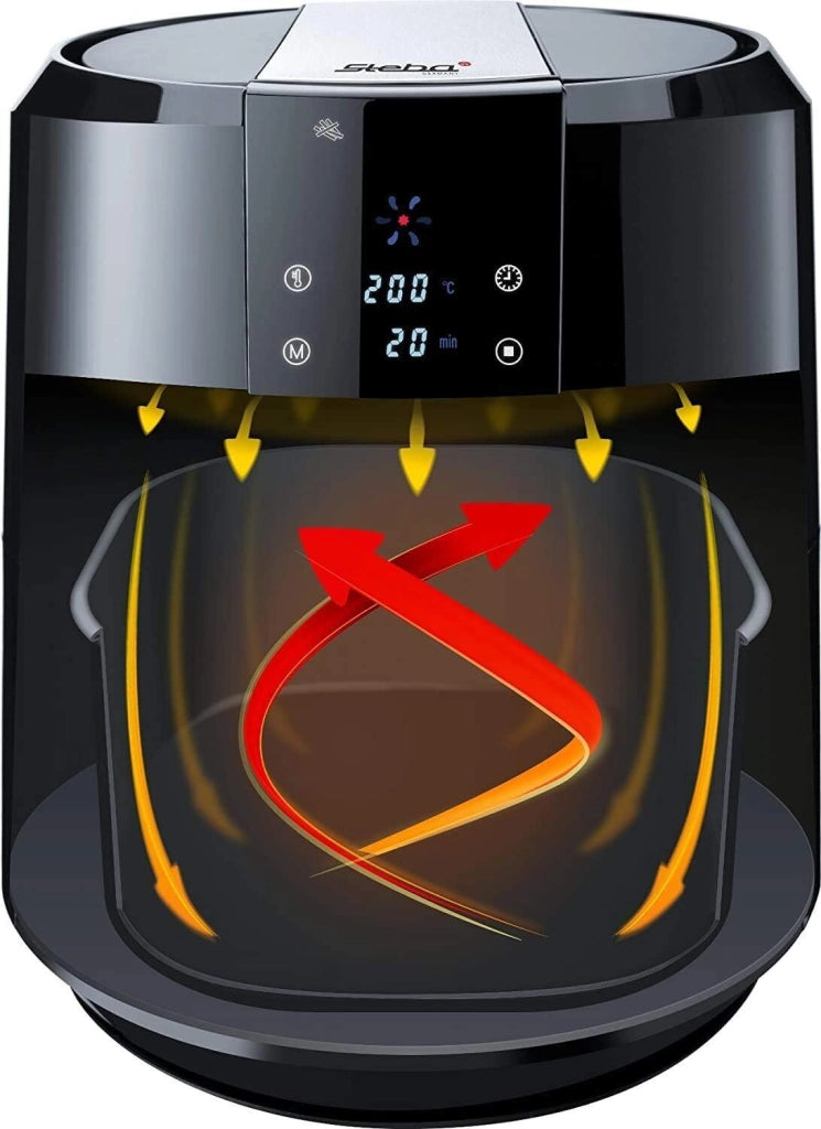 Steba HF 5000 XL Friggitrice ad Aria Calda 5,2 Litri Nero Indipendente 1800W