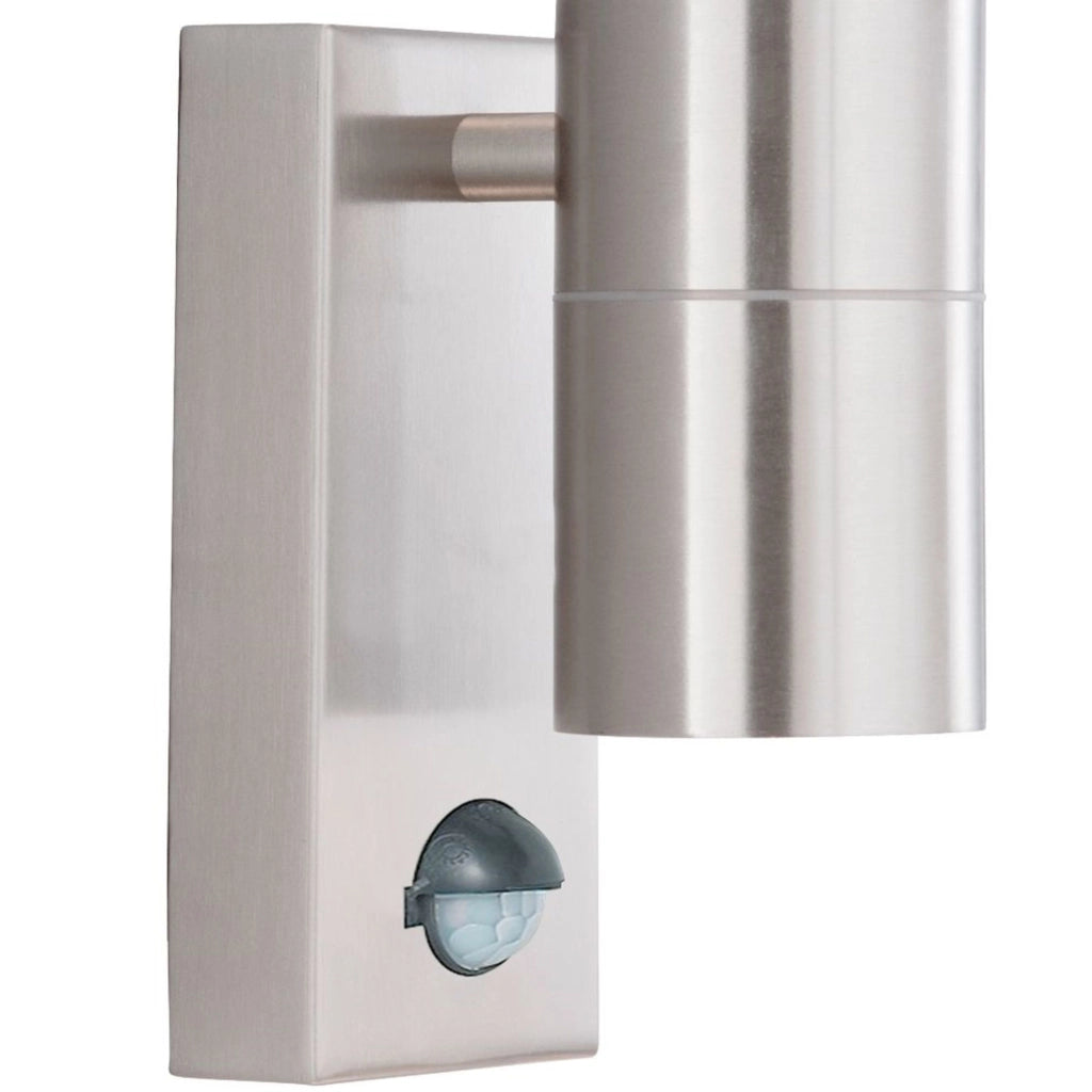 Applique Moderna Metro Acciaio Cromo 1 Luce Gu10
