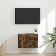 Mobile TV da parete Rovere fumé 59,5 x 31 x 40 cm 892339