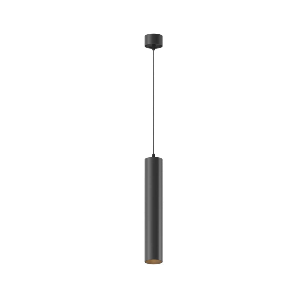 Maytoni Sospensione Focus LED 1 luce LED integrato nero alluminio