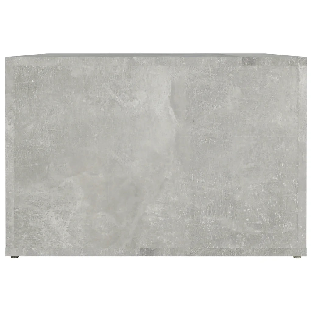 Comodino-Tavolino da notte Grigio Cemento 57x55x36 cm in Legno Multistrato