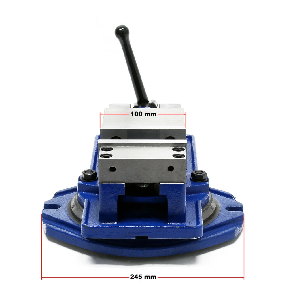 Morsa di precisione da 100 mm con piastra frontale girevole a 360 gradi utensile di supporto per banco da lavoro 16_0000318