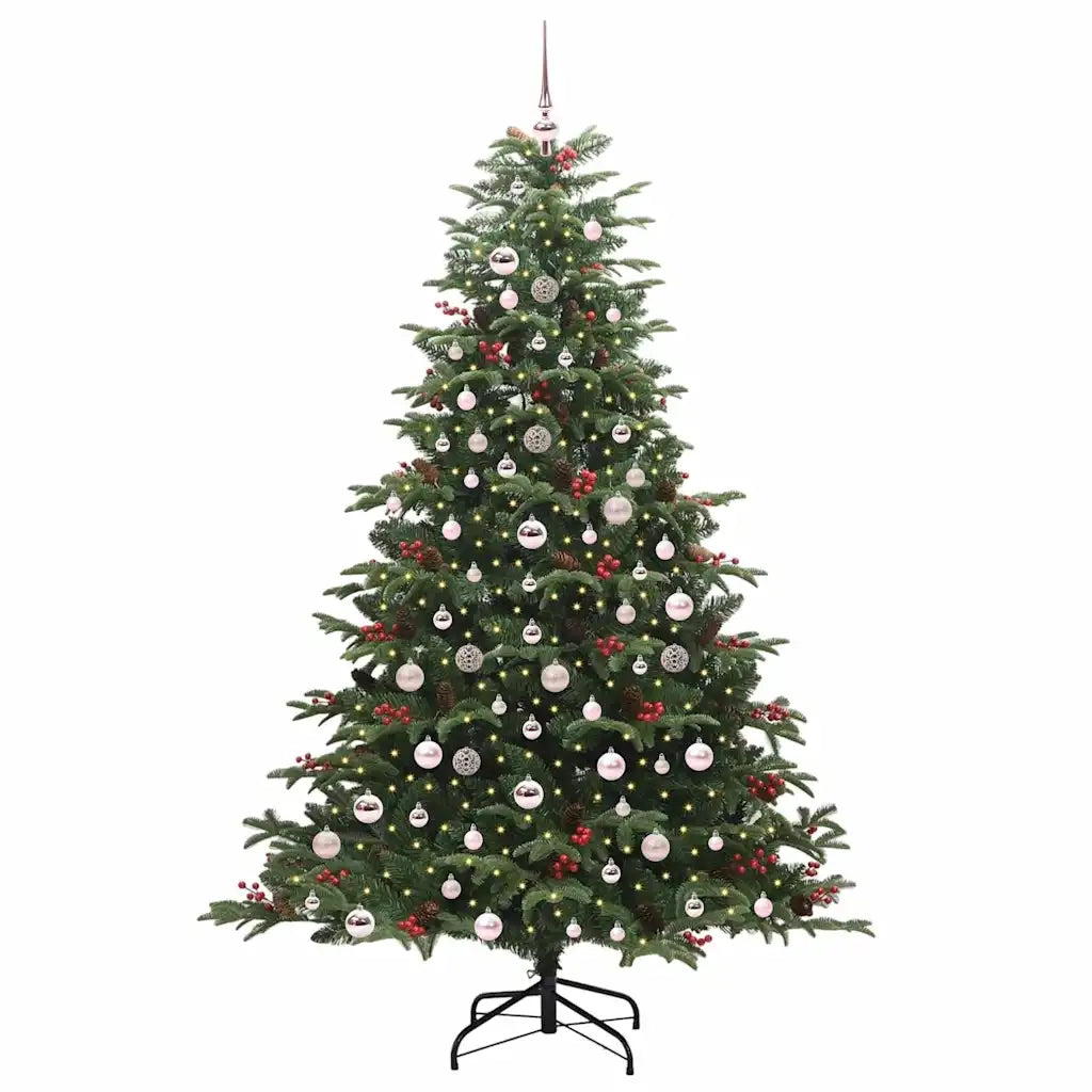 Albero di Natale | Decorazioni natalizie artificiale con 300 LED Verde 210 cm