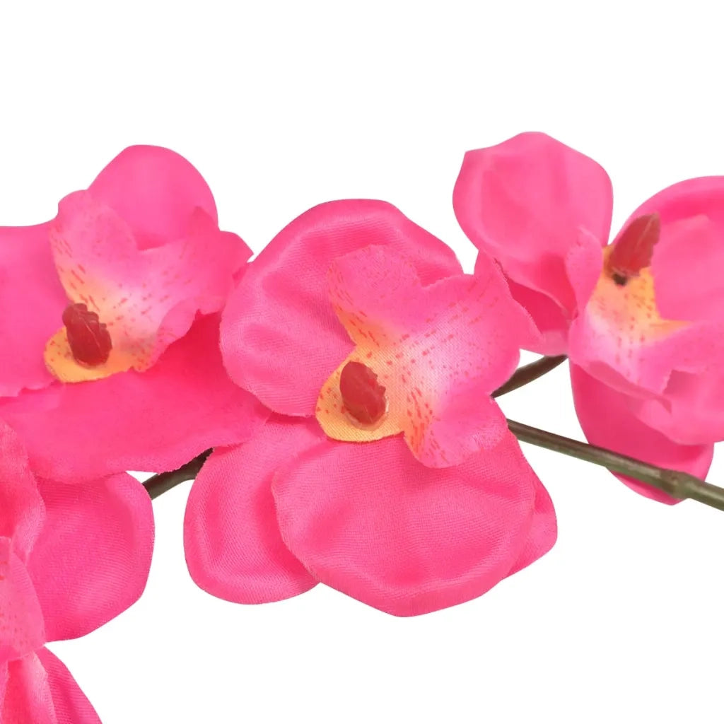 Orchidea Artificiale con Vaso 30 cm Rossa CFW7621015