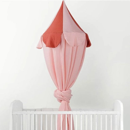 Parasole di cotone, rete a mosaico di cotone per insetti, tenda da letto per bambini, decorazione per la camera da letto